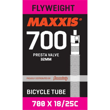 Maxxis Tube Flyweight 700 X 18/25C Presta FV Sep 32mm